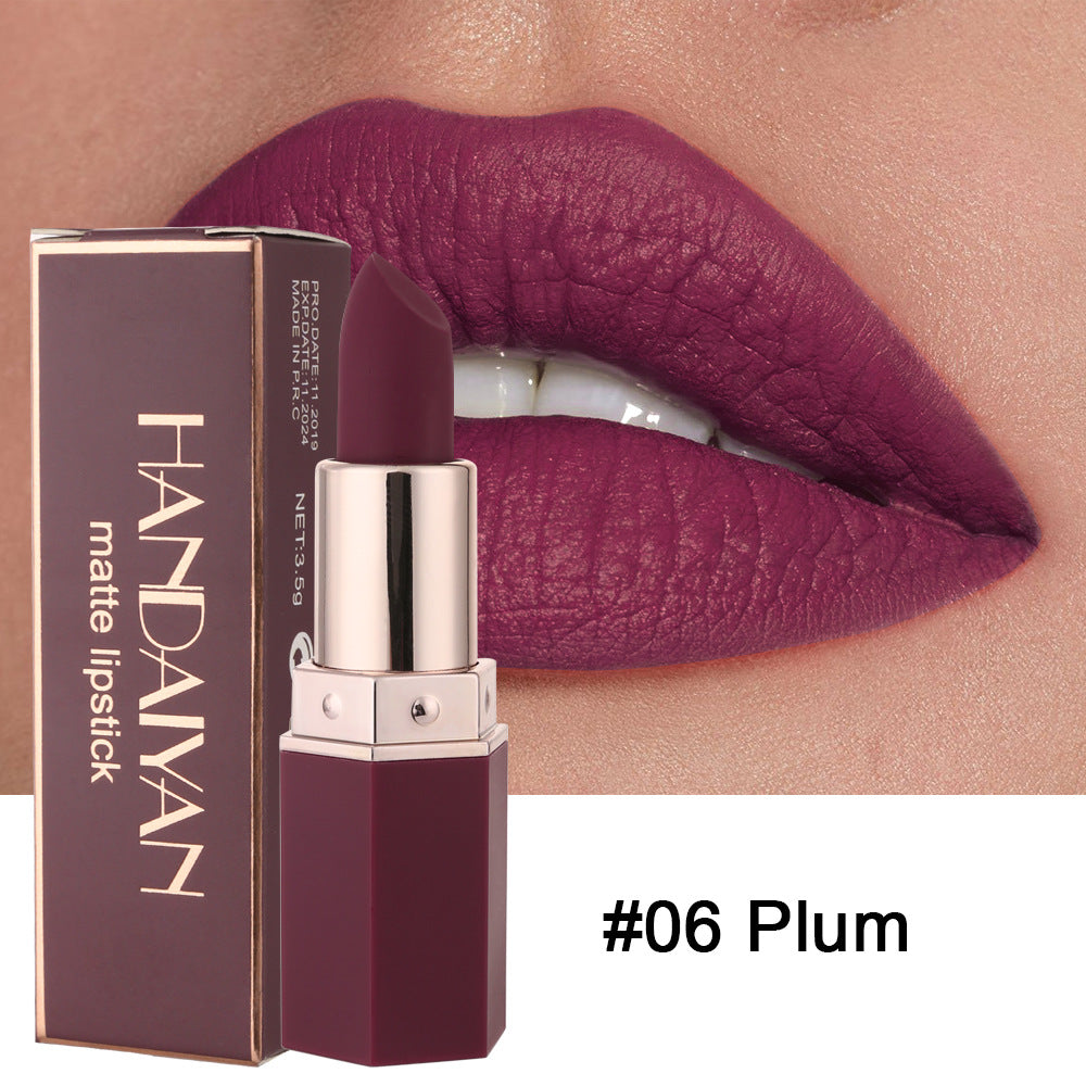 Han Daiyan 6-colour Matte Nourishing Lipstick