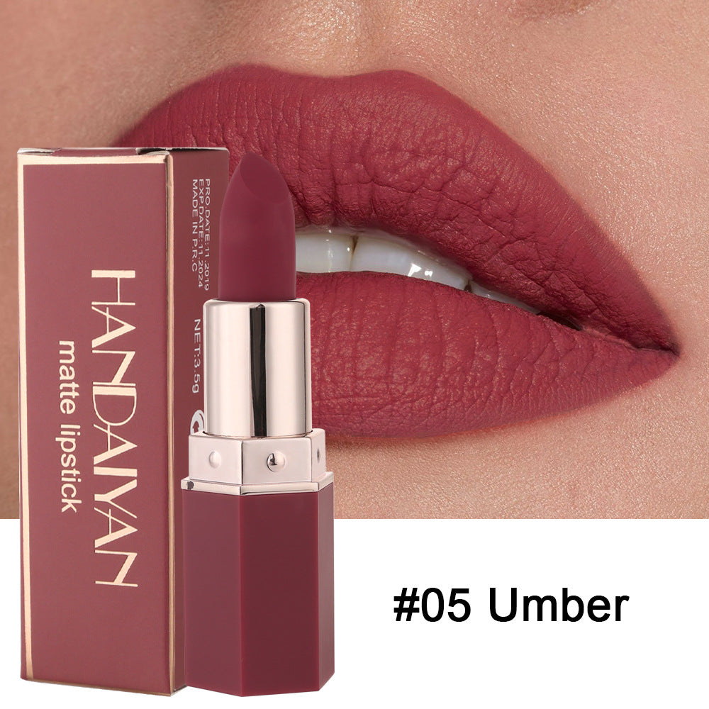 Han Daiyan 6-colour Matte Nourishing Lipstick